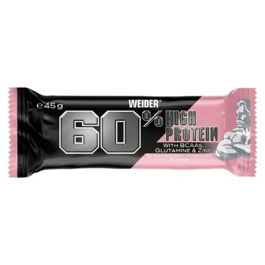 60% Protein Bar, Strawberry Joghurt, 45 g, Weider