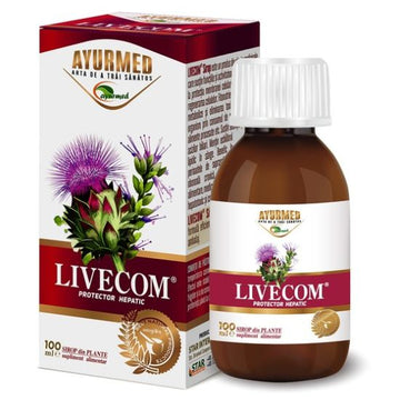 Livecom Sirop Cu Zahar, 100 Ml, Ayurmed