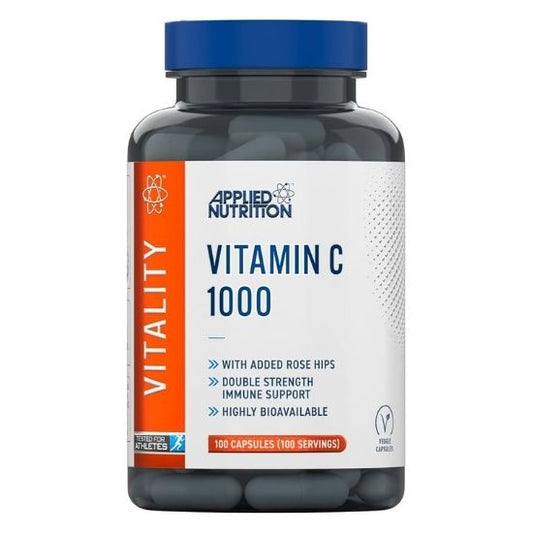 Vitamin C with Rose Hips, 1000mg, 100 tablets, Applied Nutrition - Vitax.ro