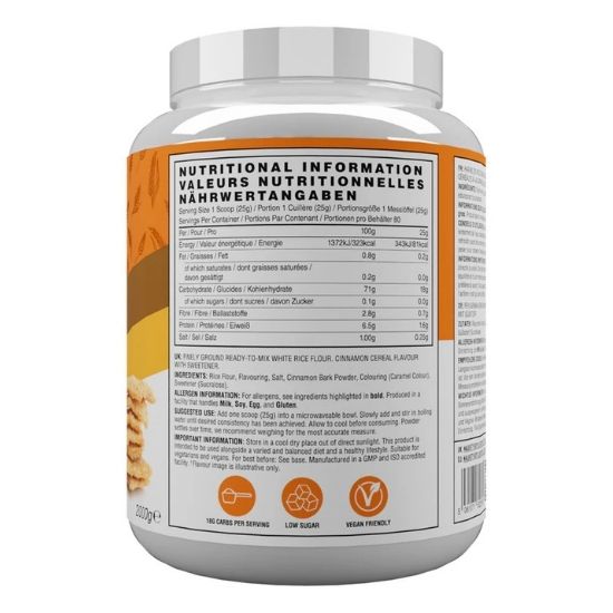 Cream of Rice, Cinnamon Cereal, 2000g, Naughty Boy - Vitax.ro