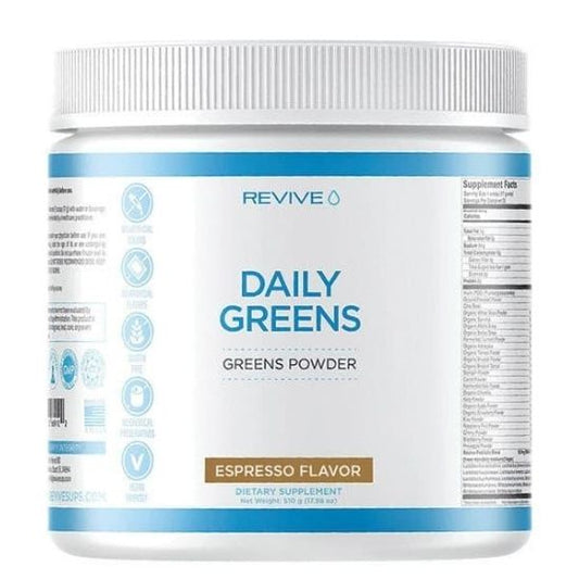 Daily Greens Powder, Espresso, 510g, Revive - Vitax.ro