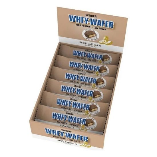 Whey-Wafer, Stracciatella, 12 bars, Weider