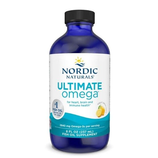 Ultimate Omega, 2840mg, Lemon Flavor, 237 ml, Nordic Naturals - Vitax.ro
