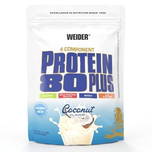 Protein 80 Plus, Coconut, 500g, Weider