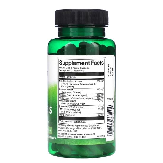 Liver Essentials, 90 vcaps, Swanson - Vitax.ro