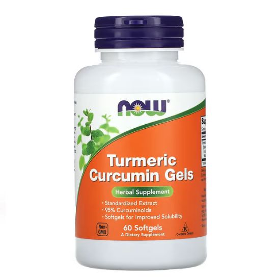 Turmeric Curcumin Gels, 60 softgels, NOW Foods - Vitax.ro