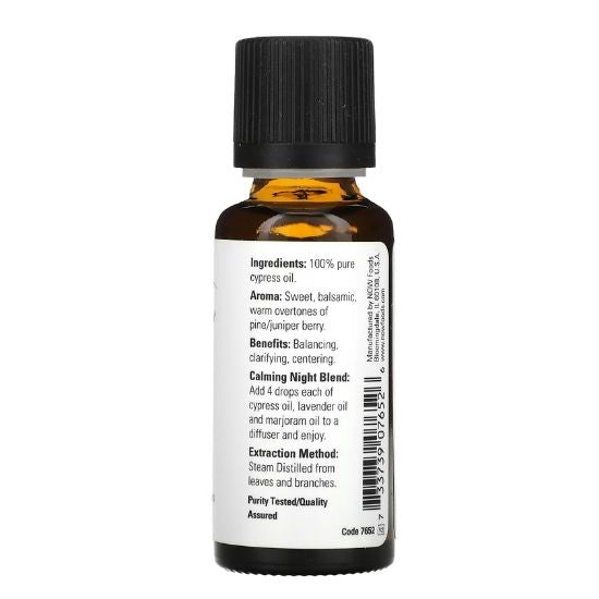 Essential Oil, Cypress Oil, 30 ml, NOW Foods - Vitax.ro
