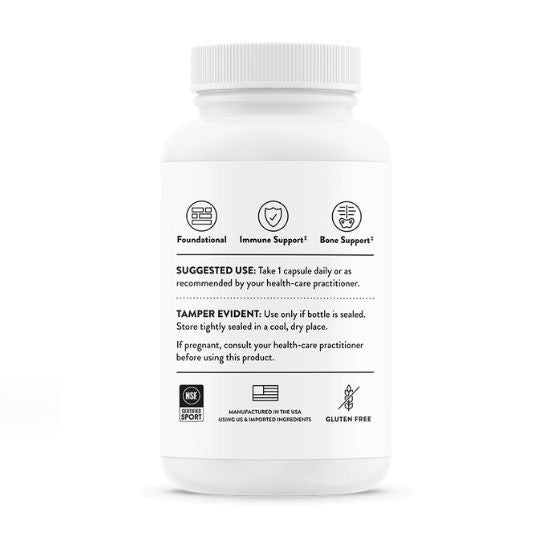 D-5,000, 125 mcg (5,000 IU), 60 Capsules, Thorne Research - Vitax.ro