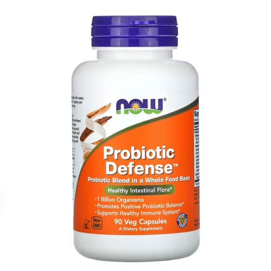 Probiotic Defense, 90 vcaps, NOW Foods - Vitax.ro