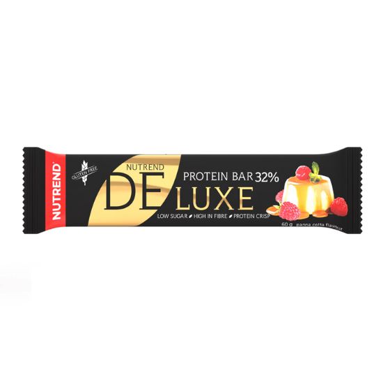 Deluxe Protein Bar, 12 x 60 g, Panna Cotta, Nutrend - Vitax.ro