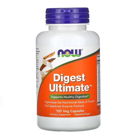 Digest Ultimate, 120 vcaps, NOW Foods - Vitax.ro