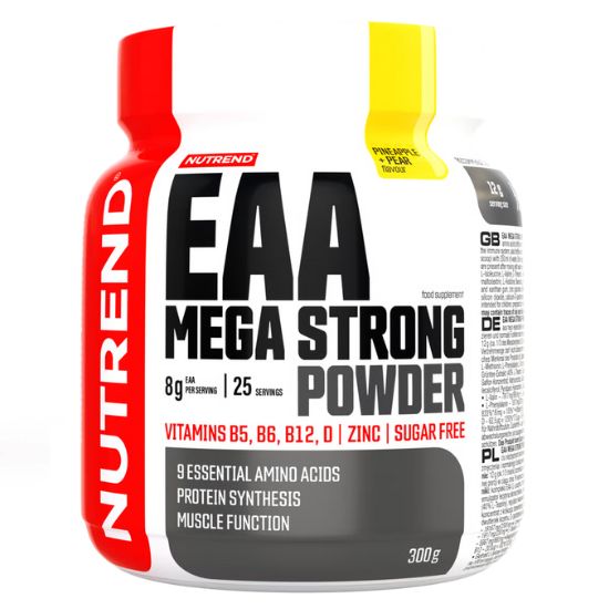 EAA Mega Strong Powder, Pineapple + Pear, 300g, Nutrend - Vitax.ro