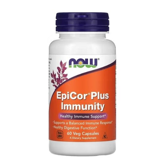 EpiCor Plus Immunity, 60 vcaps, NOW Foods - Vitax.ro