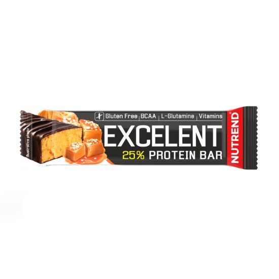 Excelent Protein Bar, Salted Caramel, 18 x 85 g, Nutrend - Vitax.ro
