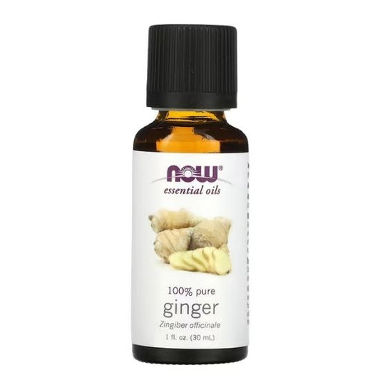 Essential Oil, Ginger Oil, 30 ml, NOW Foods - Vitax.ro