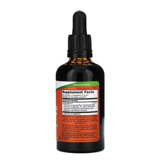 Echinacea & Goldenseal Glycerite, 60 ml, NOW Foods - Vitax.ro
