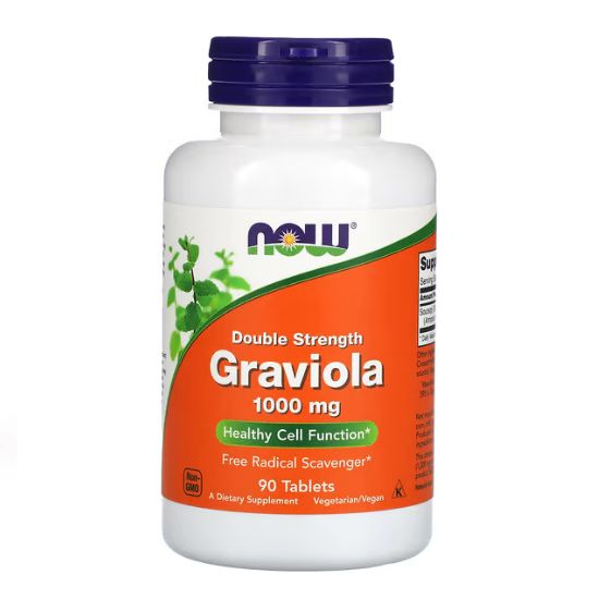 Graviola, 1000mg, 90 tabs, NOW Foods - Vitax.ro