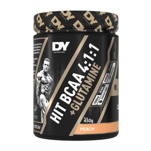 HIT BCAA 4:1:1 + Glutamine, Peach, 450g, Dorian Yates - Vitax.ro