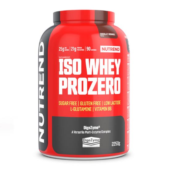 Iso Whey Prozero, Chocolate Brownies, 2250 g, Nutrend - Vitax.ro