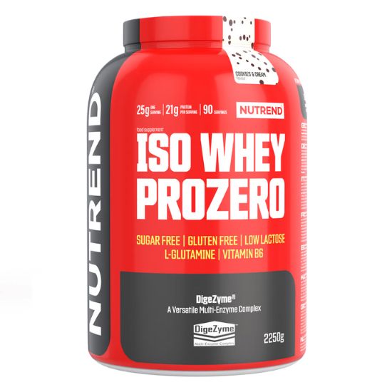 Iso Whey Prozero, Cookies & Cream, 2250 g, Nutrend - Vitax.ro