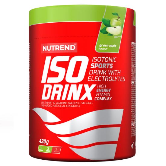 IsoDrinx, Green Apple, 420g, Nutrend - Vitax.ro