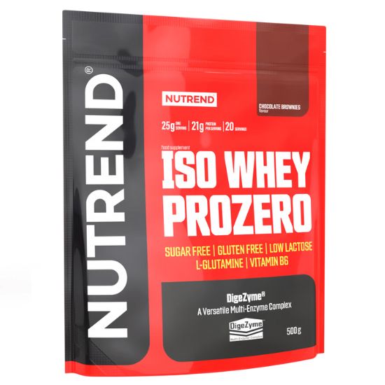Iso Whey Prozero, Chocolate Brownies, 500 g, Nutrend - Vitax.ro