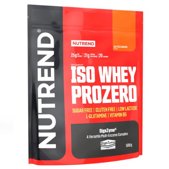 Iso Whey Prozero, Salted Caramel, 500 g, Nutrend - Vitax.ro