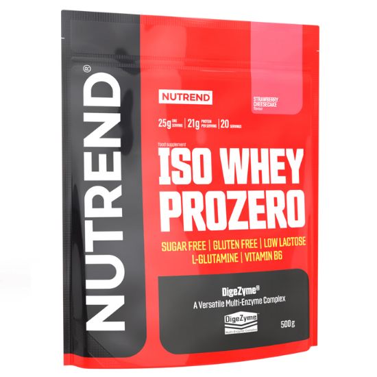 Iso Whey Prozero, Strawberry Cheesecake, 500 g, Nutrend - Vitax.ro