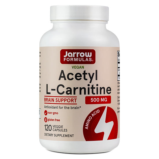 Acetyl L-Carnitine, 500mg, 120 vcaps, Jarrow Formulas - Vitax.ro