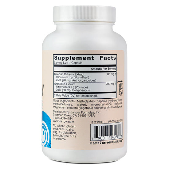 Bilberry+Grapeskin Polyphenols, 120 vcaps, Jarrow Formulas - Vitax.ro