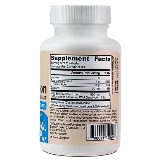 Wild Bitter Melon Extract, 1500mg, 60 tabs, Jarrow Formulas - Vitax.ro