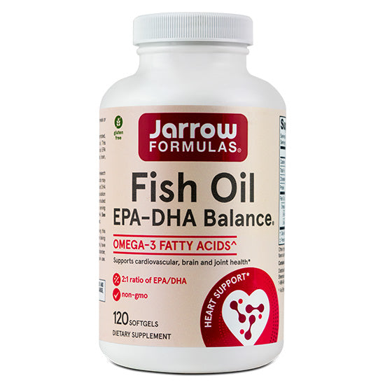 Fish Oil EPA-DHA Balance, 120 capsule moi, Jarrow Formulas - Vitax.ro