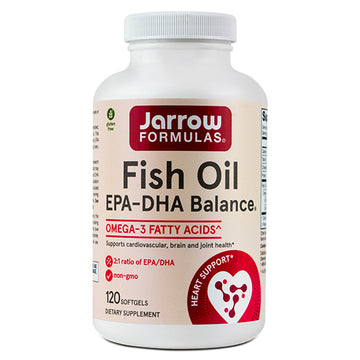 Fish Oil EPA-DHA Balance, 120 capsule moi, Jarrow Formulas - Vitax.ro