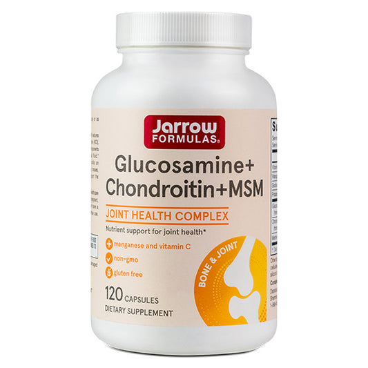 Glucosamine+Chondroitin+MSM, 120 caps, Jarrow Formulas - Vitax.ro
