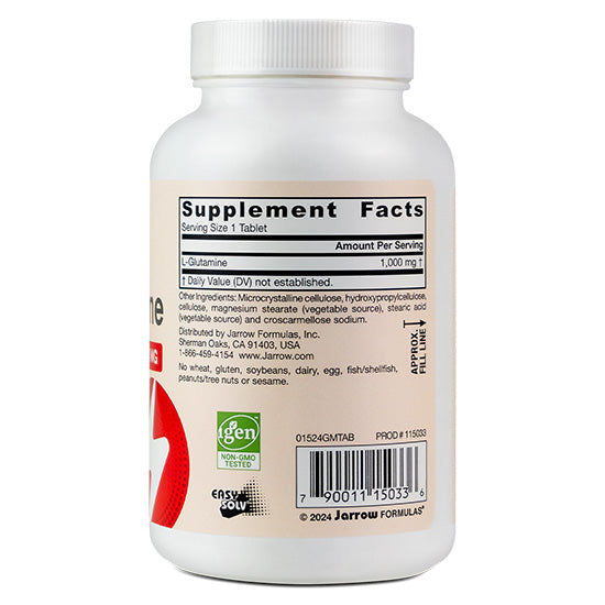 L-Glutamine 1000mg, 100 Tablete, Jarrow Formulas - Vitax.ro