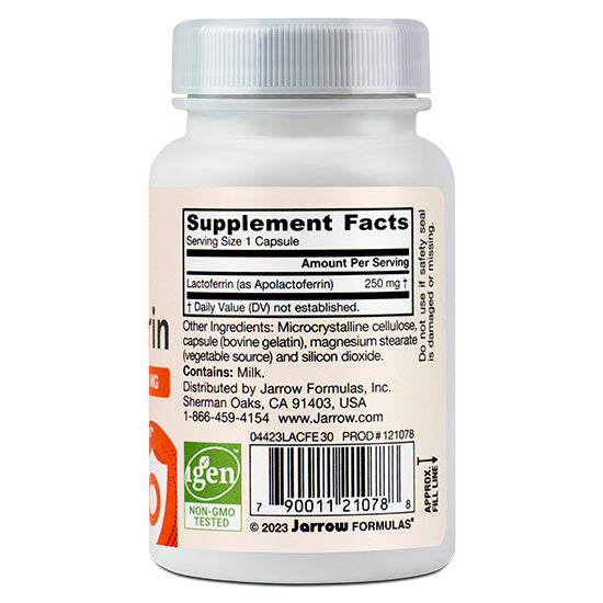 Lactoferrin, 250mg, 30 capsule, Jarrow Formulas - Vitax.ro