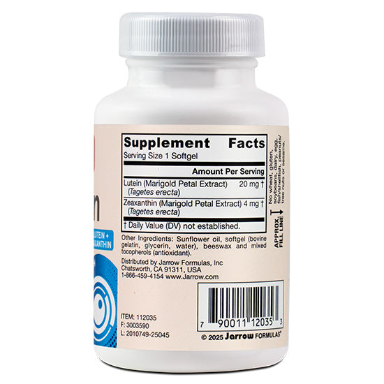 Lutein, 20mg, 120 softgels, Jarrow Formulas - Vitax.ro
