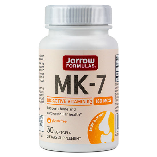 Vitamin MK-7, 180mcg, 30 softgels, Jarrow Formulas - Vitax.ro