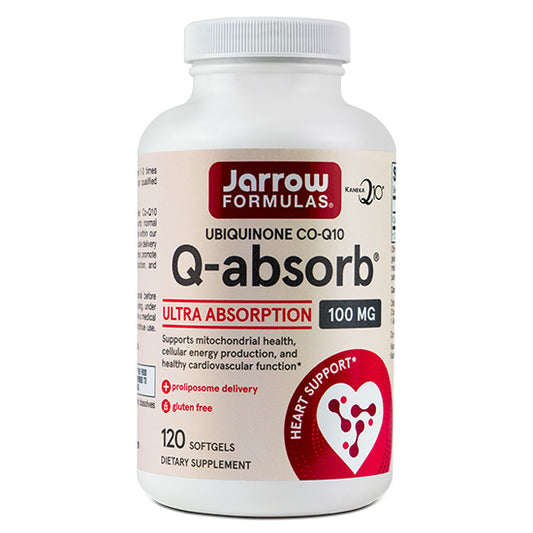Q-absorb, 100mg, 120 capsule moi, Jarrow Formulas - Vitax.ro