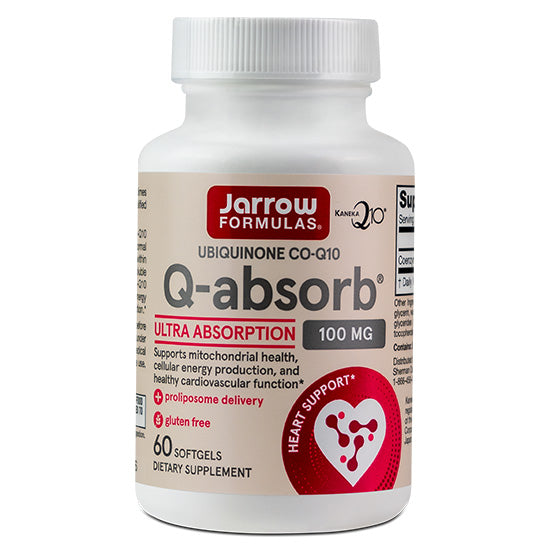 Q-absorb, 100mg, 60 softgels, Jarrow Formulas - Vitax.ro