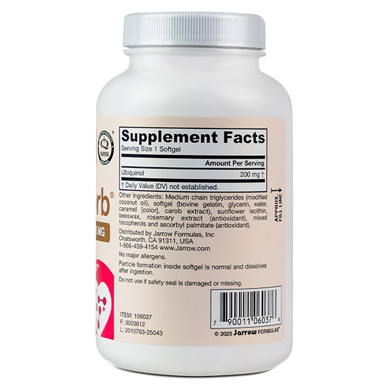 QH-absorb, 200mg, 90 softgels,  Jarrow Formulas - Vitax.ro