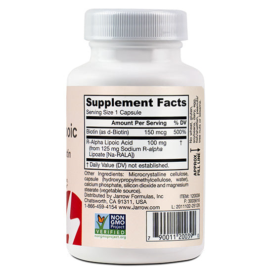 R-Alpha Lipoic Acid, 60 capsule, Jarrow Formulas - Vitax.ro