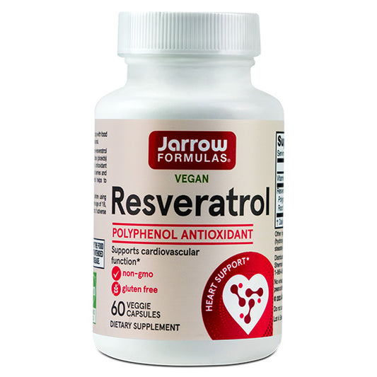 Resveratrol, 100mg, 60 capsule vegetale, Jarrow Formulas - Vitax.ro