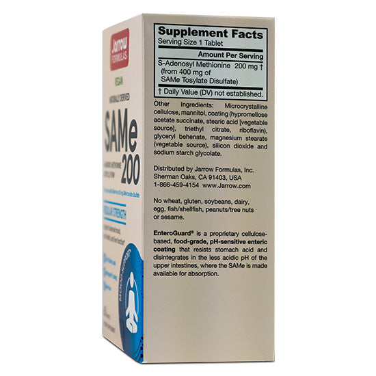 SAMe 200, 60 comprimate, Jarrow Formulas - Vitax.ro