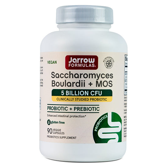 Saccharomyces Boulardii + MOS, 90 capsule vegetale, Jarrow Formulas