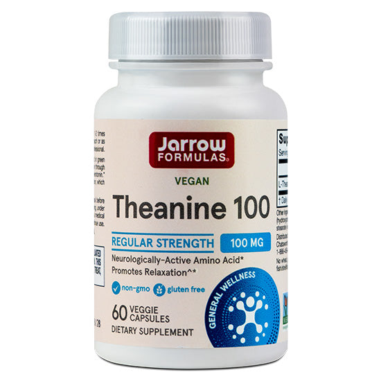 Theanine 100, 100mg, 60 capsule vegetale, Jarrow Formulas - Vitax.ro