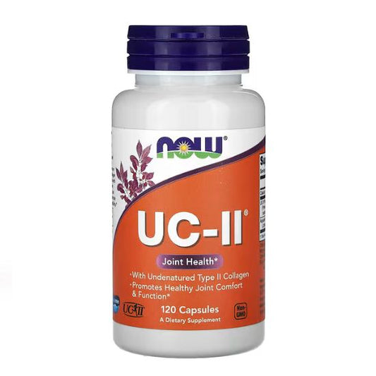 UC-II Undenatured Type II Collagen, 120 vcaps, NOW Foods - Vitax.ro