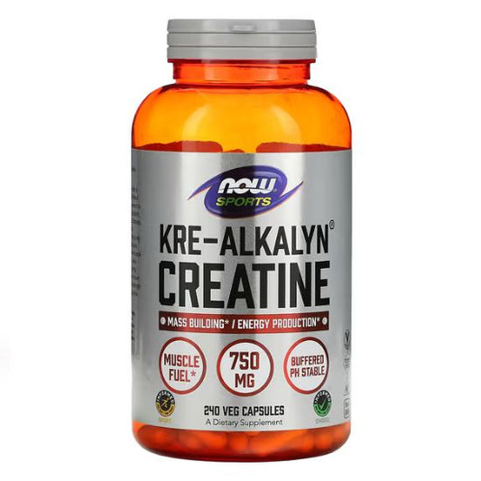 Kre-Alkalyn Creatine, 240 caps, NOW Foods - Vitax.ro