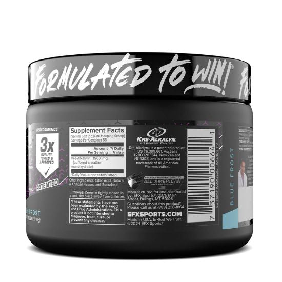 Kre-Alkalyn EFX Powder, Blue Frost, 110g, EFX Sports - Vitax.ro