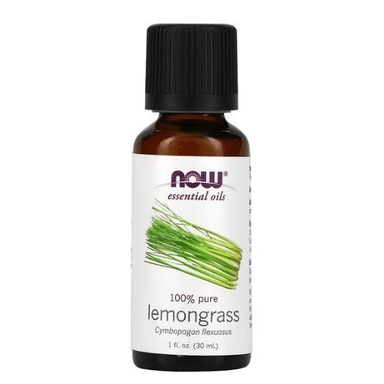 Essential Oil, Lemongrass Oil, 30 ml, NOW Foods - Vitax.ro